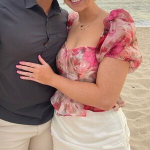 Gorgeous open back top